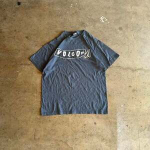 Vintage Volcom T-Shirt Blue Y2K Boxy Fit Size Medium